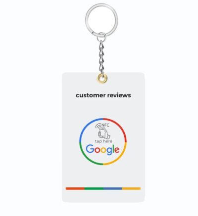 Google – Review – Key Ring (White – Classic)