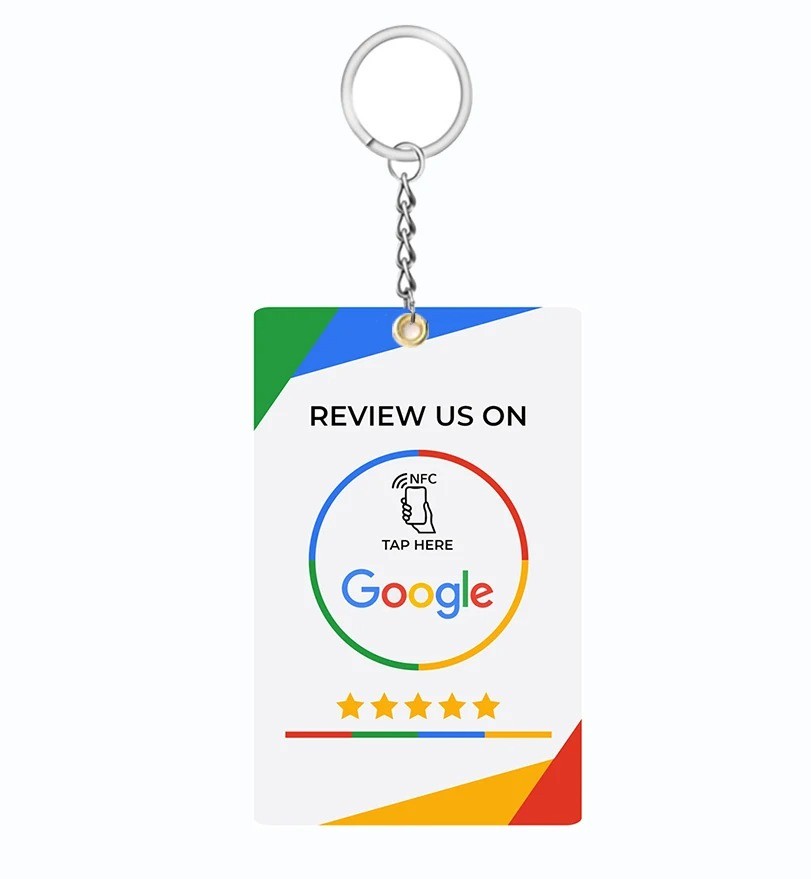 Google – Review – Key Ring (Black – Modern)